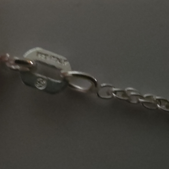 Sterling Silver Loose Rope Necklace 24" - Picture 2 of 4